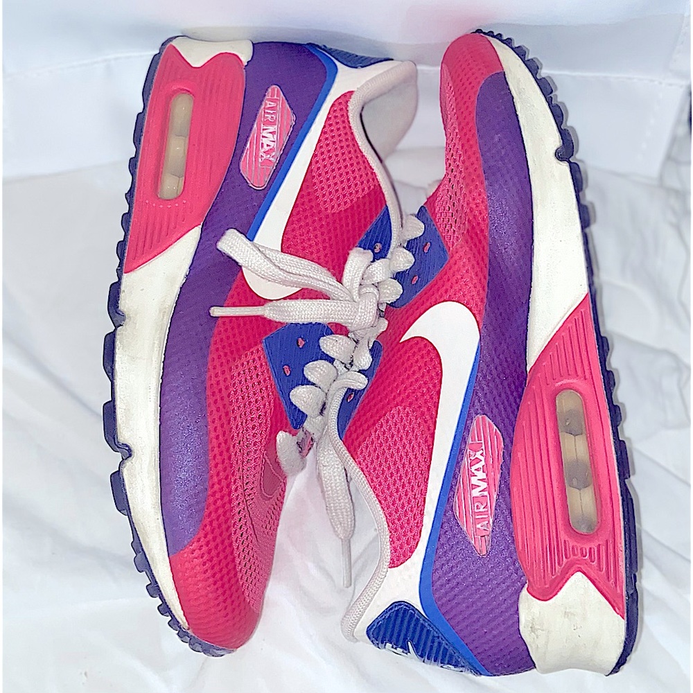 Pink, purple, and blue Nike air max size 7.5